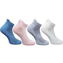 ecosync Ankle Bamboo Socks Men, Women & Unisex Moisture-Wicking & Breathable Keeps Feet Dry & Fresh Pack of 4 Olive, Navy Blue, Sky Blue and Light Grey-picture-40