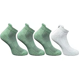 ecosync Socks for Men Combo Pack | Comfortable Cotton Socks for Man & Woman | Bamboo Ankle Length Sports & Gym Wear | Stylish Socks | Men Fashion | Navy Blue, Olive, Off White, Navy Blue | Pack of 4-picture-11