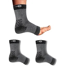 Ecosync Open Toe Bamboo Cotton Compression Socks | Unisex | Nano Compression Socks for Neuropathy | Black | Plantar Fasciitis Relief | Arch Support | Ankle & Foot Swelling | Heel Pain | Injury Recovery |-picture-17