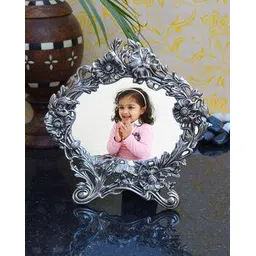 Antique White Metal Photo Frame-image-2