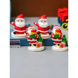 eCraftIndia 4-Ps Red & White Small Santa Claus-picture-10