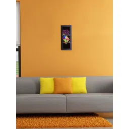 eCraftIndia Black Radha Krishna UV Wall Art image 1