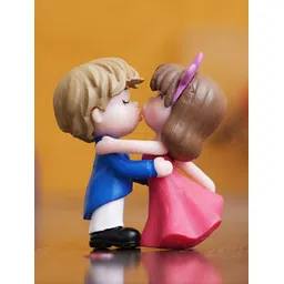 eCraftIndia Blue & Pink Couple Statue Figurine Showpiece-picture-12