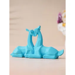 eCraftIndia Blue Couple Deer Statues Animal Figurines Decorative Showpiece-picture-39