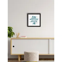 eCraftIndia Blue, White & Black Motivational Quote UV Art Wall Painting-picture-25