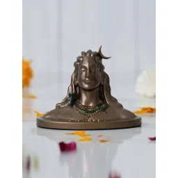eCraftIndia Bronze Bronze Handcrafted Adiyogi Shiva Idol-picture-17