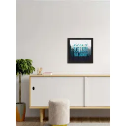 eCraftIndia Don't raise your Voice Improve Your Argument Quote Satin Matt Texture UV Art Painting image 2