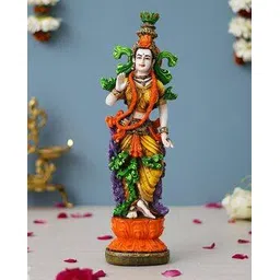 ecraftindia Handcrafted Blessing Goddess Radha Idol-picture-52