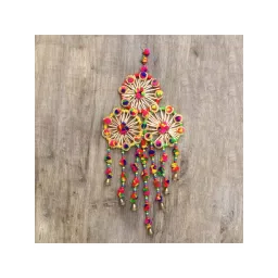 eCraftIndia Handcrafted Decorative Colorful Wall/Door/Window Hanging Bells-image-6