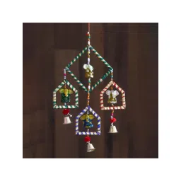 eCraftIndia Handcrafted Decorative Lord Ganesha Wall/Door/Window Hanging Bell-image-8