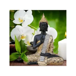 eCraftIndia Handcrafted Decorative Meditating Buddha-image-20