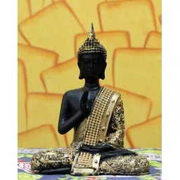 ecraftindia Handcrafted Meditating Blessing Buddha-picture-51