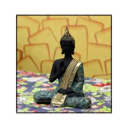 eCraftIndia Handcrafted Meditating Blessing Buddha-image-23