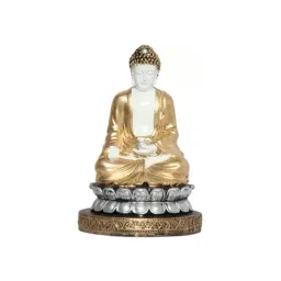 eCraftIndia Handcrafted Meditating Buddha Figurine-image-21