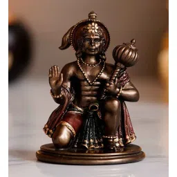 ecraftindia Hanuman Brown Polyresin Idol-picture-20