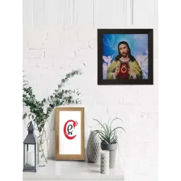 eCraftIndia Jesus Christ Satin Matt Texture UV Art Painting-picture-33