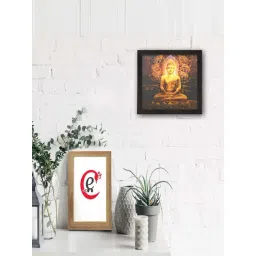 eCraftIndia Laughing Buddha Design Satin Matt Texture UV Art Painting-picture-26