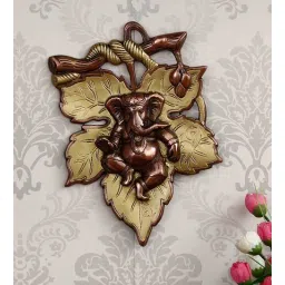 ecraftindia Lord Ganesha Gold Metal Idol-picture-36