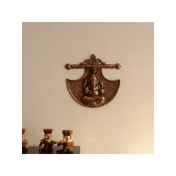 eCraftIndia Lord Ganesha on Phanki Metal Wall Hanging-picture-38