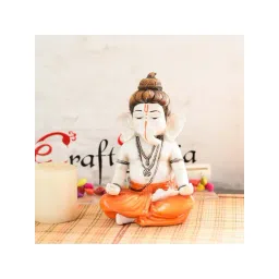 eCraftIndia Meditating Lord Ganesha Handcrafted Polyresin Figurine-picture-23