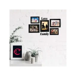 eCraftIndia Memory Black Collage Photoframes - Set of 5-image-20