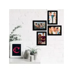 eCraftIndia Memory Wall Collage Photo Frame - Set of 4 Photo Frames for 4 Photos of 5'x7'-image-28