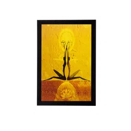 eCraftIndia Multicoloured Abstract Girls UV Framed Wall Art-picture-24