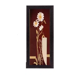 eCraftIndia Multicoloured Floral UV Wall Art-picture-30