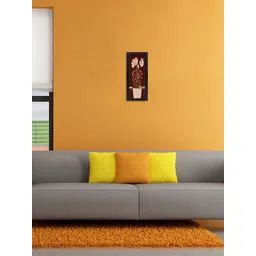 eCraftIndia Multicoloured Flower Pot UV Wall Art-picture-27