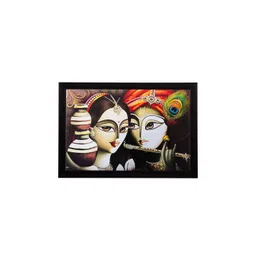 eCraftIndia Multicoloured Radha Krishna UV Wall Art-picture-21