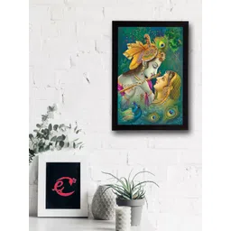 eCraftIndia Multicoloured Radha Krishna UV Wall Art-picture-18