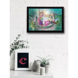 eCraftIndia Multicoloured Radha Krishna UV Wall Art-picture-23