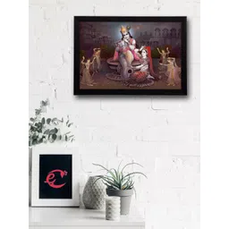 eCraftIndia Multicoloured Radha Krishna UV Wall Art-picture-24
