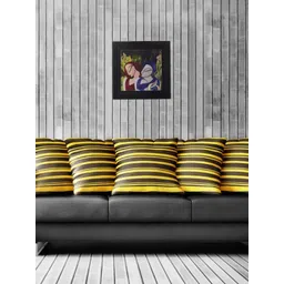 eCraftIndia Multicoloured Radha Krishna UV Wall Art-picture-37