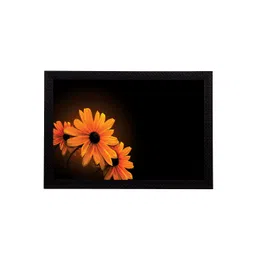 eCraftIndia Orange Sunflower UV Wall Art-picture-40