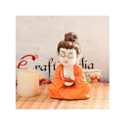 eCraftIndia Polyresin Meditating Monk Buddha-picture-23