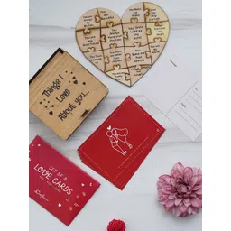 eCraftIndia Red & Brown 2 Pcs Valentine Gift Set-picture-40