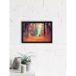 eCraftIndia Red & Green Nature Satin Matte Wall Art-picture-20