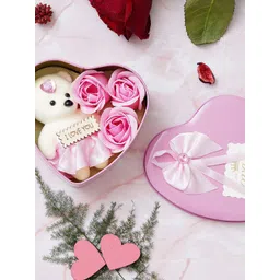 eCraftIndia Red & Pink 3 Pieces Valentine Gift Set-picture-28