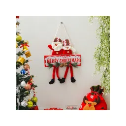 eCraftIndia Santa Claus Snowman Merry Christmas Wall Door Hanging, Christmas Tree Decoration Items-picture-14