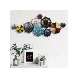 eCraftIndia Set of Colorful Handcrafted Umbrella's Iron Wall Hanging-picture-11
