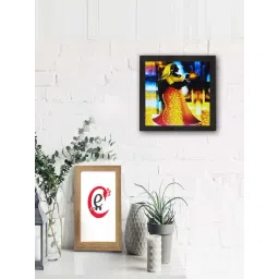 eCraftIndia Village Lady Satin Matt Texture UV Art Painting-picture-48