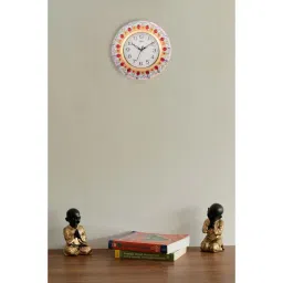 eCraftIndia Wooden Papier Mache Ornamental Handcrafted Wall Clock-picture-33