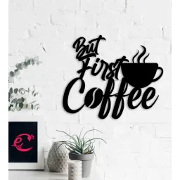 MDF "First Coffee With Mug"Wooden Wall Hanging By eCraftIndia-picture-26