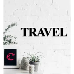 MDF "Travel" Wooden Wall Hanging By eCraftIndia-picture-12