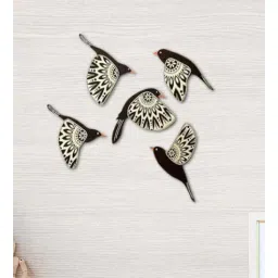Set of 5 Flying Bird Decorative Wooden Wall Hanging Decor-image-40