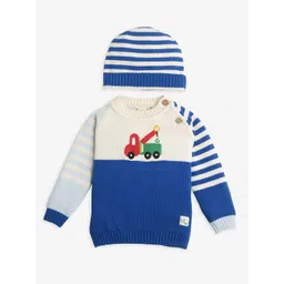 Ed-a-Mamma Baby Boys Colourblocked Pullover-picture-33