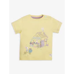Ed-a-Mamma Baby Girls Graphic Printed Round Neck T-shirt-picture-48