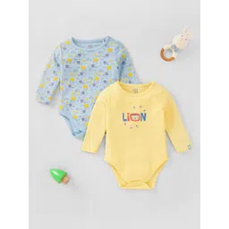 Ed-a-Mamma Baby Infant Boys Pack Of 2 Printed Bodysuit-picture-32