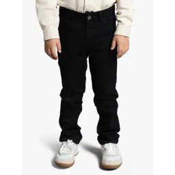 Ed-A-Mamma Boys Black Denim Washed Jeans-picture-24